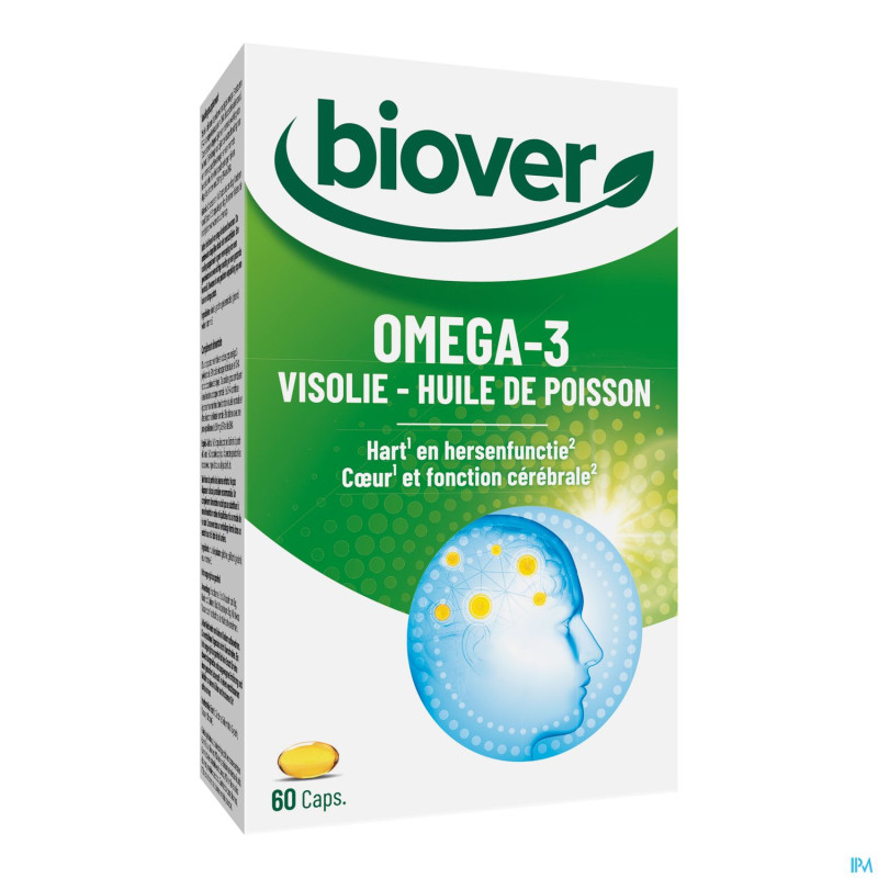 Biover omega 3 huile poisson caps 60