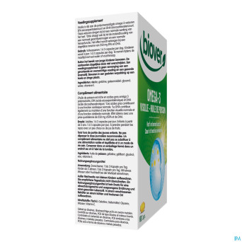 Biover omega 3 huile poisson caps 60