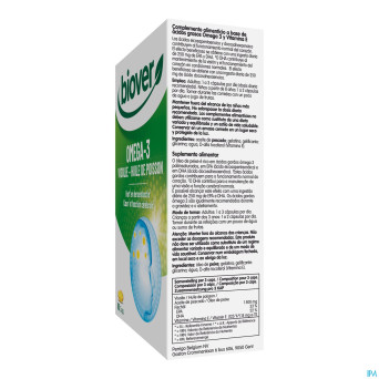 Biover omega 3 huile poisson caps 60