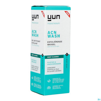 Yun acn deep exfol. gel nettoyant visage    150ml