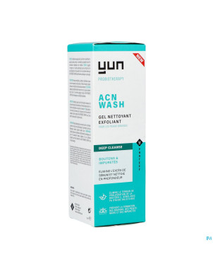 Yun acn deep exfol. gel nettoyant visage    150ml