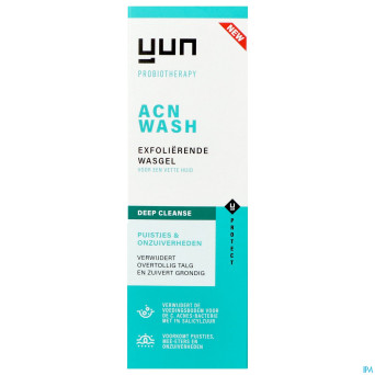 Yun acn deep exfol. gel nettoyant visage    150ml