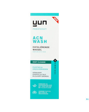 Yun acn deep exfol. gel nettoyant visage    150ml
