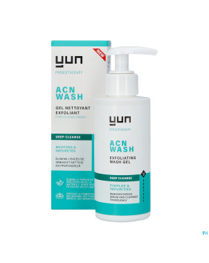 Yun acn deep exfol. gel nettoyant visage    150ml