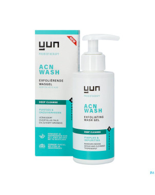 Yun acn deep exfol. gel nettoyant visage    150ml