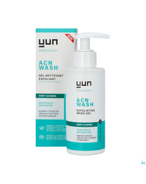 Yun acn deep exfol. gel nettoyant visage    150ml