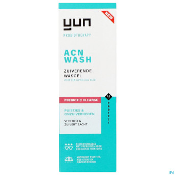 Yun acn prebiotic purify. gel nettoy. visage 150ml