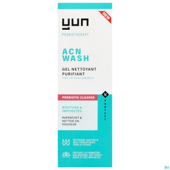 Yun acn prebiotic purify. gel nettoy. visage 150ml