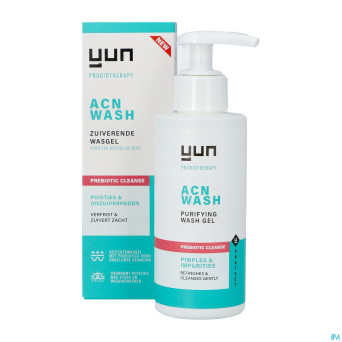 Yun acn prebiotic purify. gel nettoy. visage 150ml