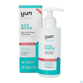 Yun acn prebiotic purify. gel nettoy. visage 150ml