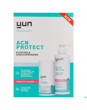 Yun acn protect ther. face cr50ml+purif. wash150ml
