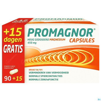 Promagnor promopack caps 90+15