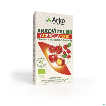 Arkovital acerola 1000 bio    comp croq 30