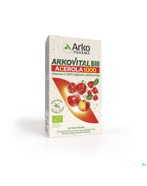 Arkovital acerola 1000 bio    comp croq 30