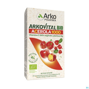 Arkovital acerola 1000 bio    comp croq 30
