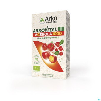 Arkovital acerola 1000 bio    comp croq 30