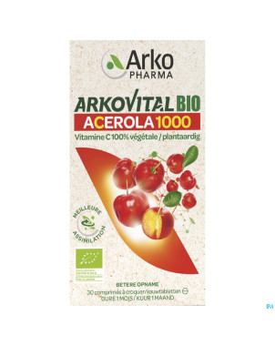 Arkovital acerola 1000 bio    comp croq 30