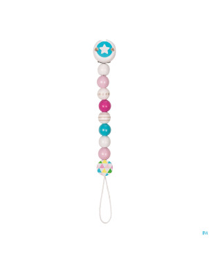 Heimess attache sucette bois etoile