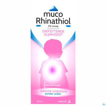 Muco rhinathiol 2% enfant sirop s/sucre 200ml nf