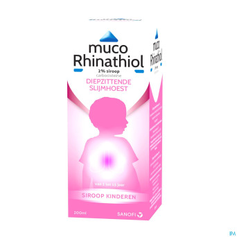 Muco rhinathiol 2% enfant sirop 200ml nf
