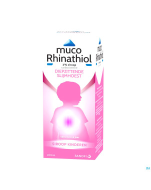 Muco rhinathiol 2% enfant sirop 200ml nf