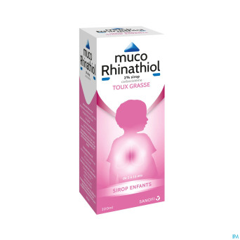Muco rhinathiol 2% enfant sirop 200ml nf