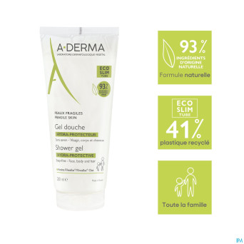 Aderma indisp.gel douche hydra protect 200ml