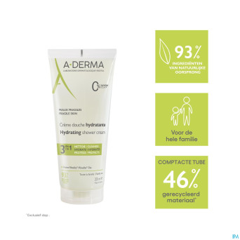 Aderma indisp.gel douche hydra protect 200ml