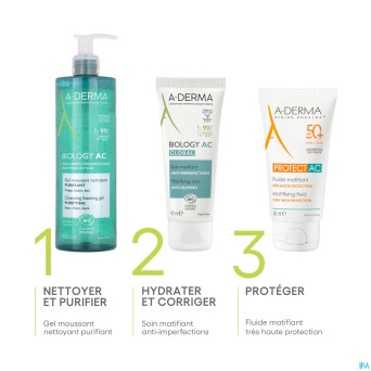 Aderma biology ac global soin a/imperfections 40ml