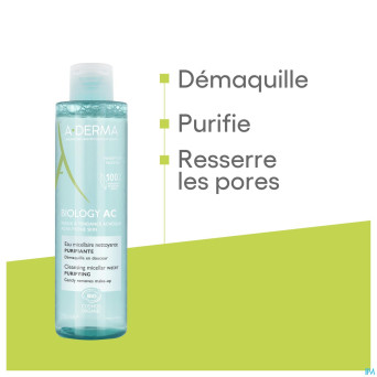 Aderma biology ac eau micellaire purifiante  200ml