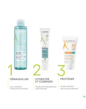 Aderma biology ac eau micellaire purifiante  200ml