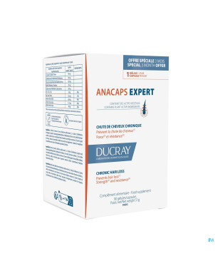 Ducray anacaps expert a/chute progressive  caps 90