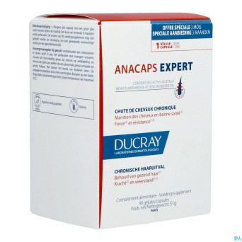Ducray anacaps expert a/chute progressive  caps 90