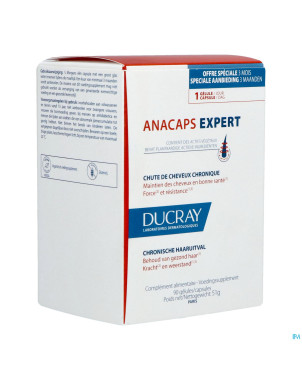 Ducray anacaps expert a/chute progressive  caps 90