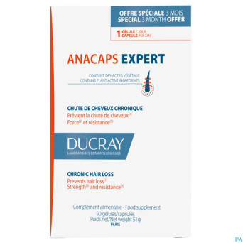 Ducray anacaps expert a/chute progressive  caps 90