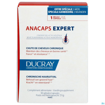 Ducray anacaps expert a/chute progressive  caps 90