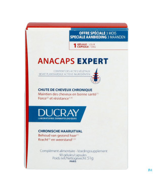 Ducray anacaps expert a/chute progressive  caps 90