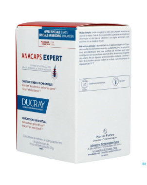 Ducray anacaps expert a/chute progressive  caps 90