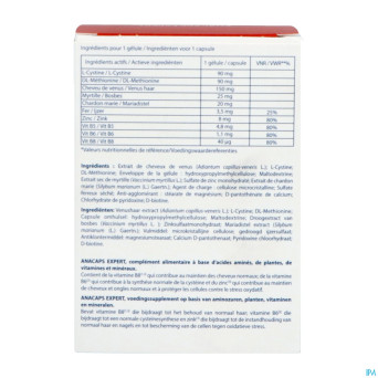 Ducray anacaps expert a/chute progressive  caps 90