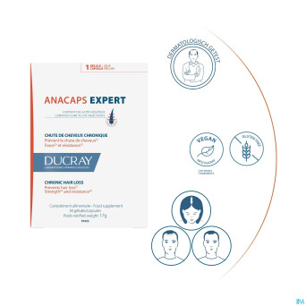 Ducray anacaps expert a/chute progressive  caps 90