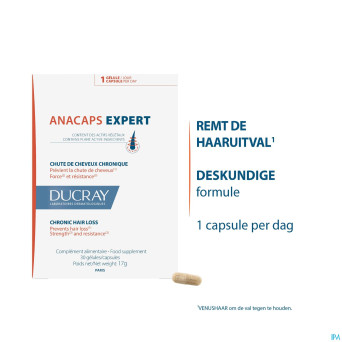 Ducray anacaps expert a/chute progressive  caps 90