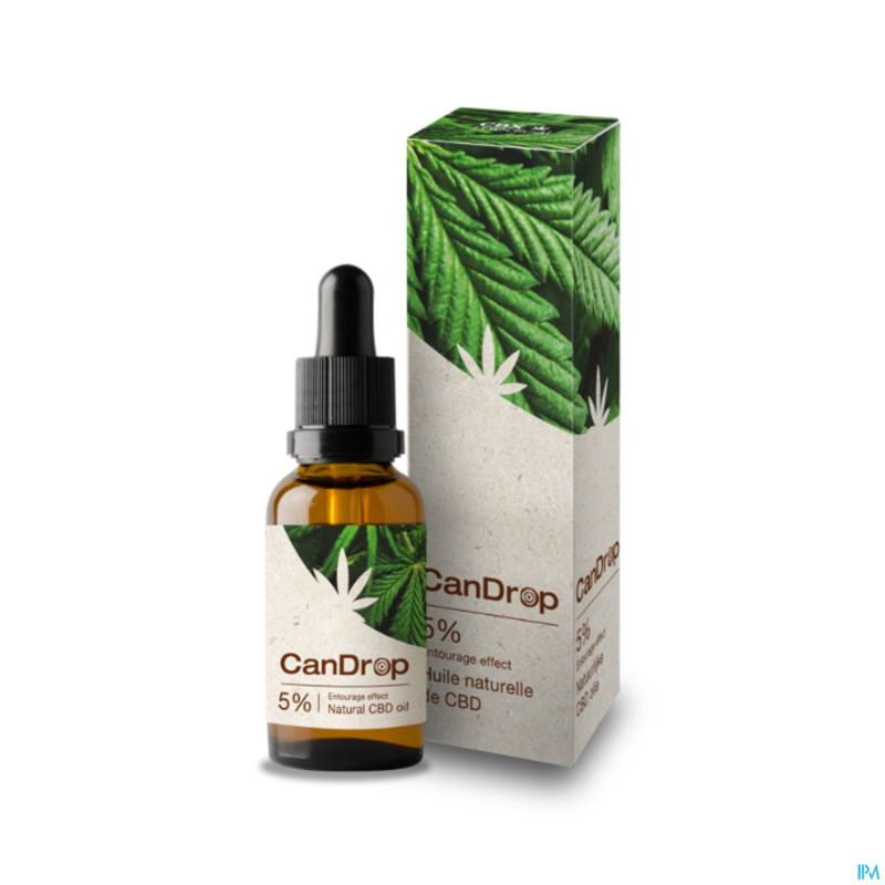 Candrop 5% huile cbd    10ml cbx medical