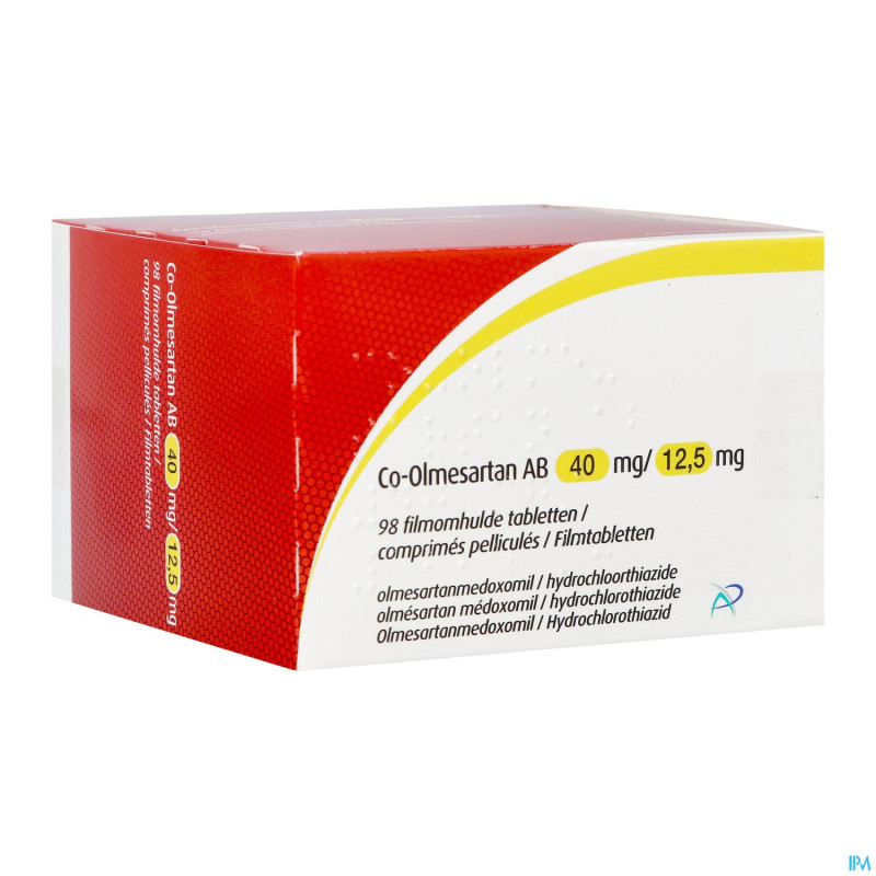 Co-olmesartan ab 40mg/12,5mg comp pell 98