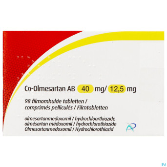 Co-olmesartan ab 40mg/12,5mg comp pell 98