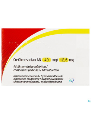 Co-olmesartan ab 40mg/12,5mg comp pell 98