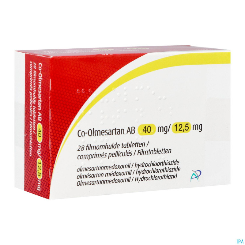 Co-olmesartan ab 40mg/12,5mg comp pell 28