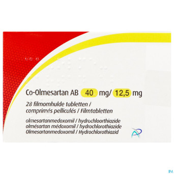 Co-olmesartan ab 40mg/12,5mg comp pell 28