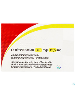 Co-olmesartan ab 40mg/12,5mg comp pell 28