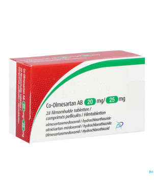 Co-olmesartan ab 20mg/25,0mg comp pell 28