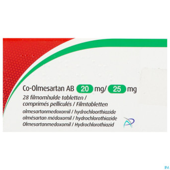 Co-olmesartan ab 20mg/25,0mg comp pell 28